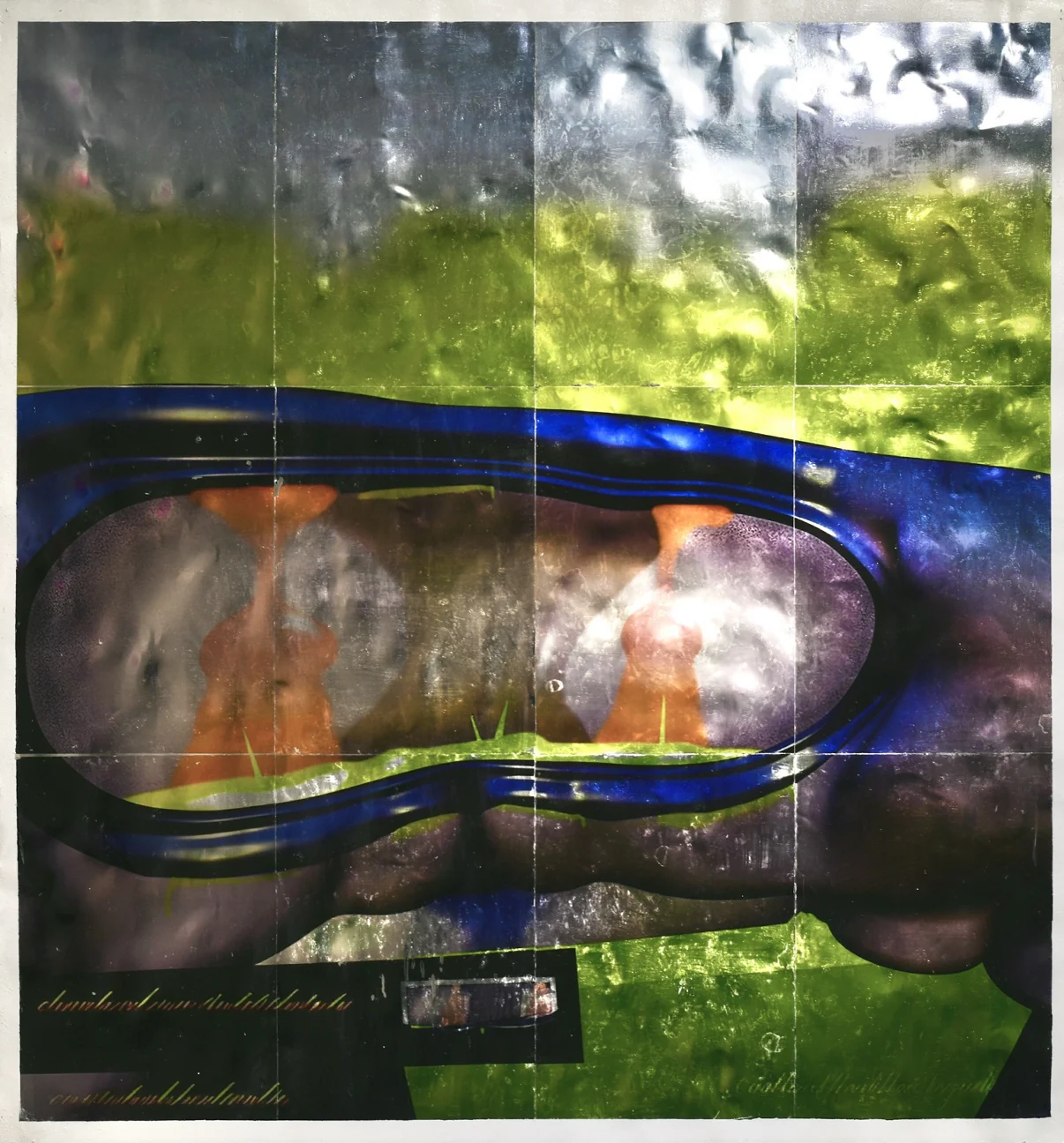 Second transfer-printed steel panel